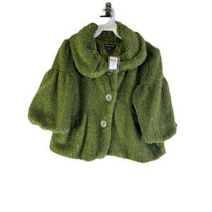 Deadstock Vintage Y2K Wet Seal Lightweight Teddy Cropped Jacket